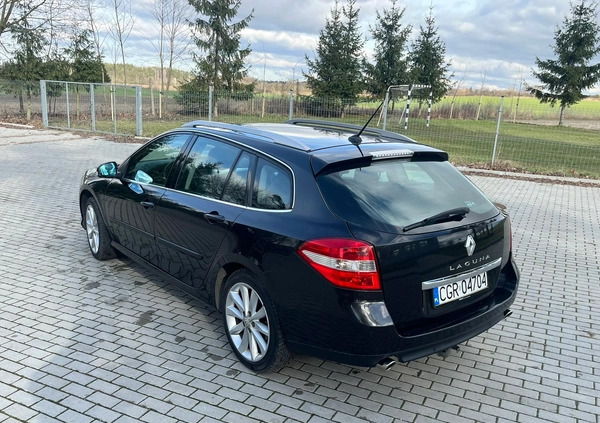 Renault Laguna cena 15700 przebieg: 348000, rok produkcji 2008 z Grudziądz małe 56